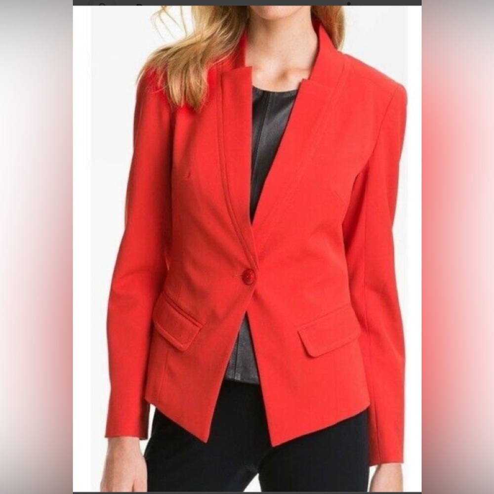 Trina Turk Single Button Lined Jacket - image 2